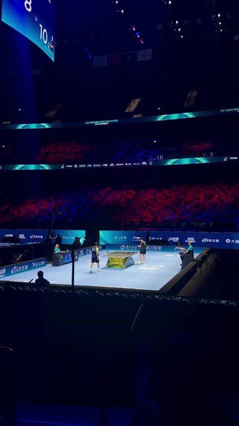 澳门国际乒联单打世界杯王楚钦首战告捷 王皓坦